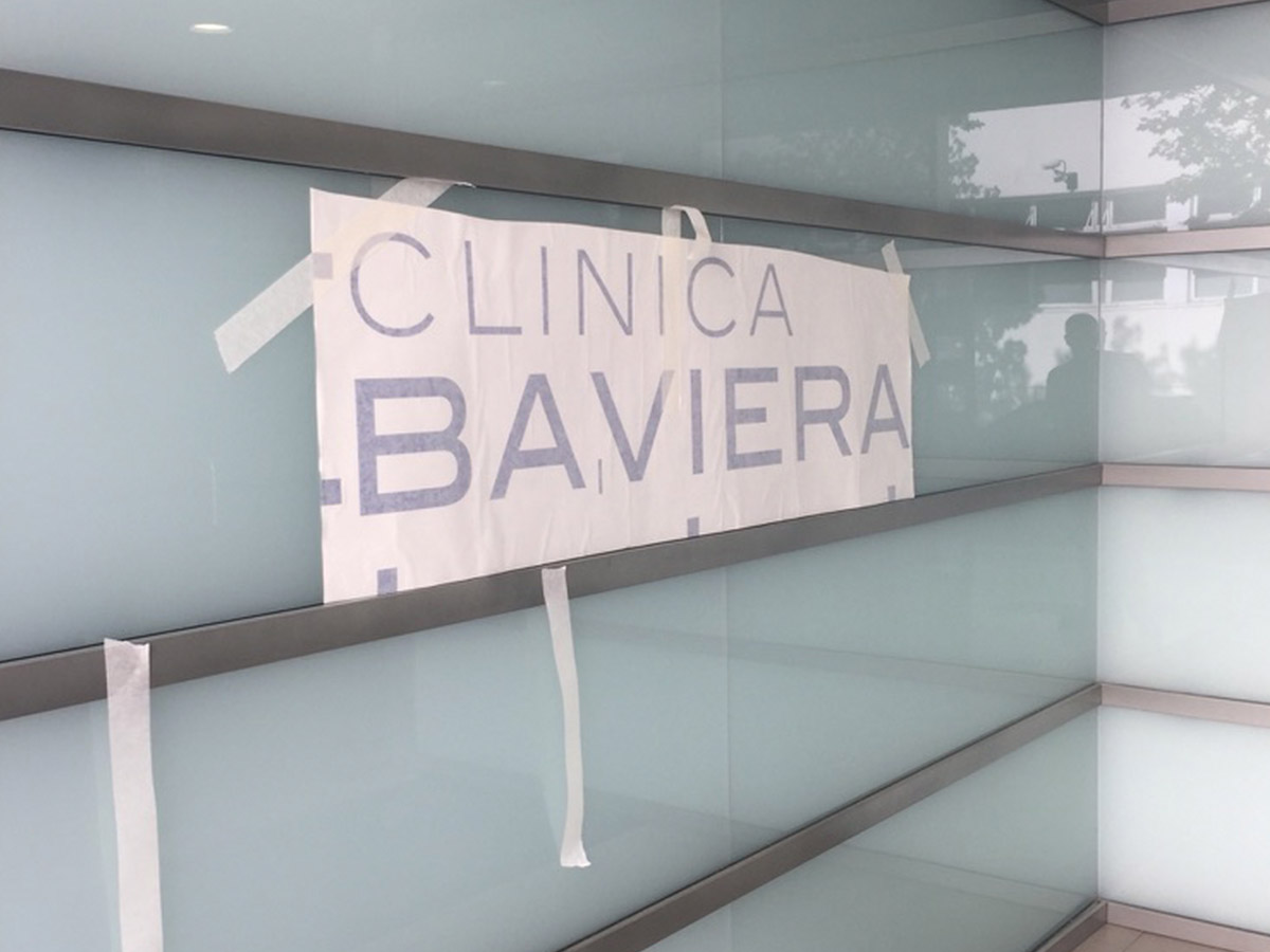 Rotulación — Clínica Baviera